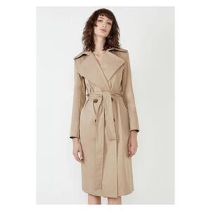 NWT Bardot The Classic Belted Trench Coat 10 Tan‎